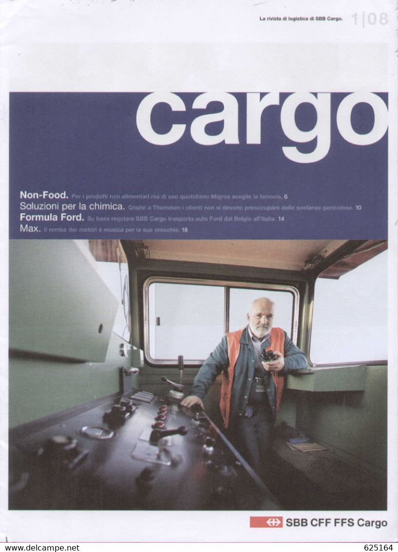 Catalogue SSB CARGO 2008 N.1 Rivista Di Logistica Di SSB CFF FFS Cargo  - En Italien - Non Classés
