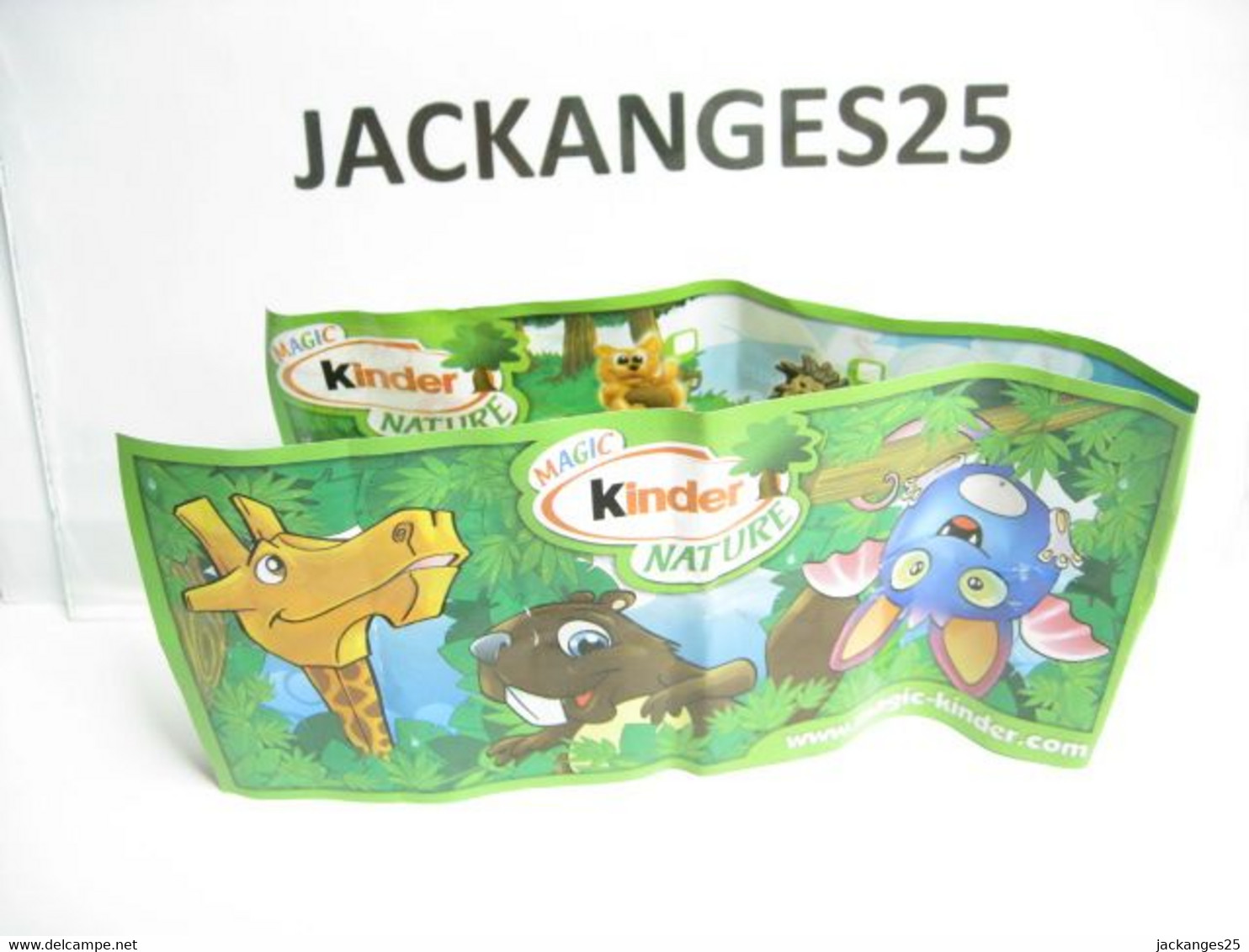 KINDER MPG UN 070 B BALLON CHAT  ANIMAUX NATURE NATOONS TIERE 2010 + BPZ B - Familien