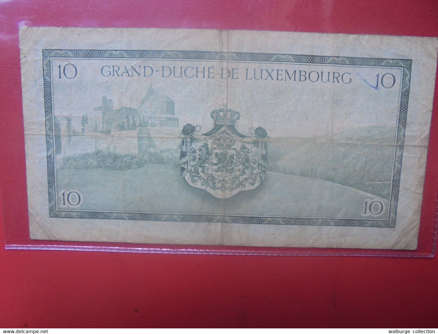 LUXEMBOURG 10 Francs 1954 Préfix "C" Circuler (L.4) - Luxemburg