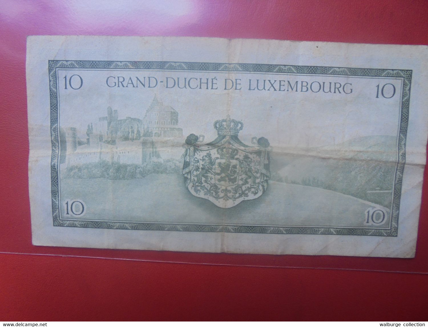 LUXEMBOURG 10 Francs 1954 Préfix "G" Circuler (L.4) - Luxemburg