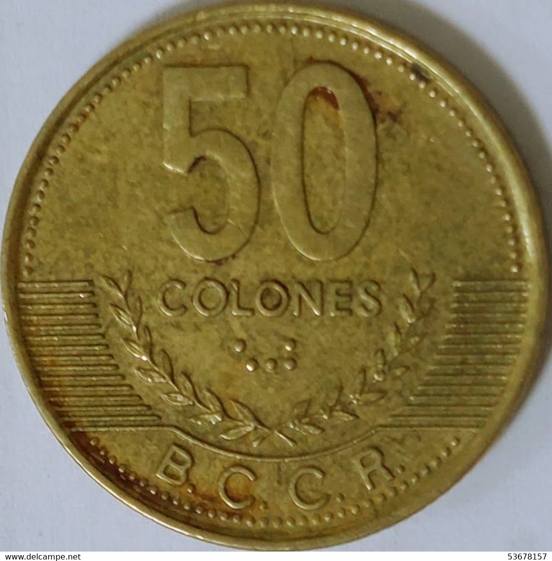 Costa Rica - 50 Colones, 2002, KM# 231.1a - Costa Rica