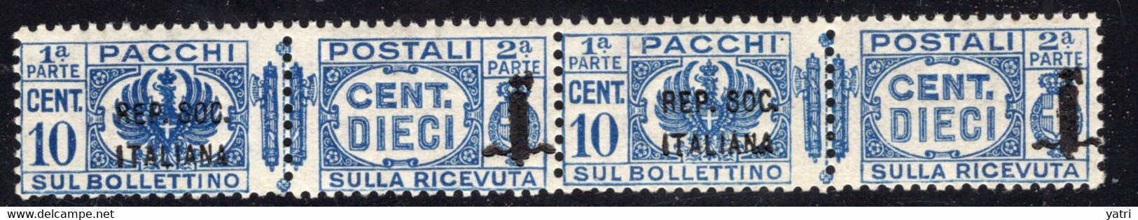 Repubblica Sociale (1944) - Pacchi Postali, 60 Cent. ** - Colis-postaux