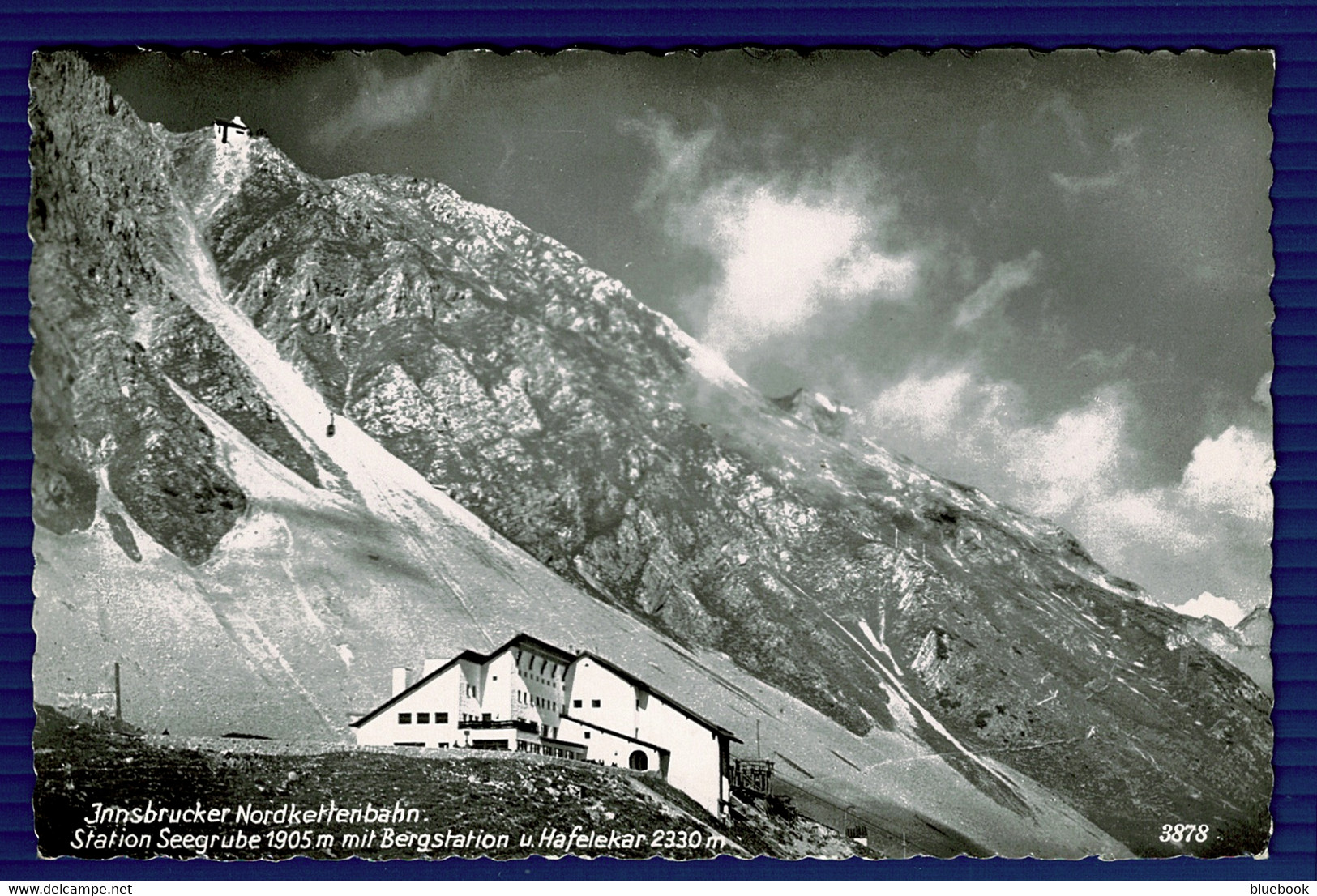 Ref 1550 - Real Photo Postcard - Innsbrucker Nordkettenbahn - Tyrol Tirol Austria - Cachet - Innsbruck