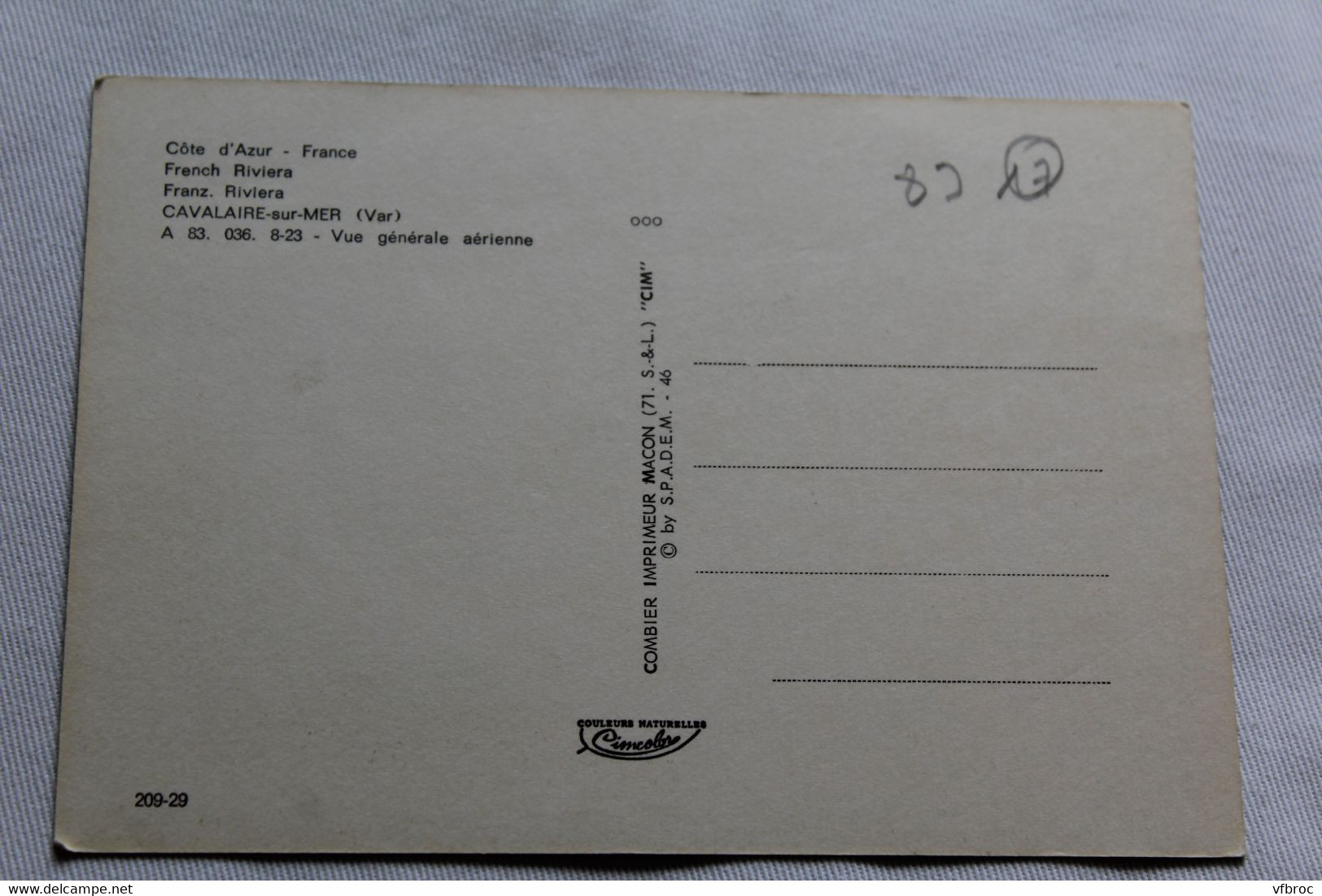 I640, Cpm, Cavalaire Sur Mer, Vue Générale Aérienne, Var 83 - Cavalaire-sur-Mer