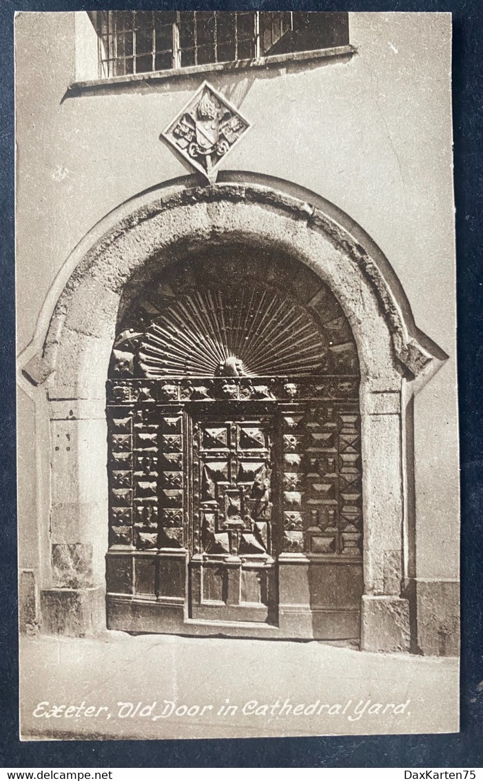 Exeter Old Door In The Cathedral Yard - Exeter