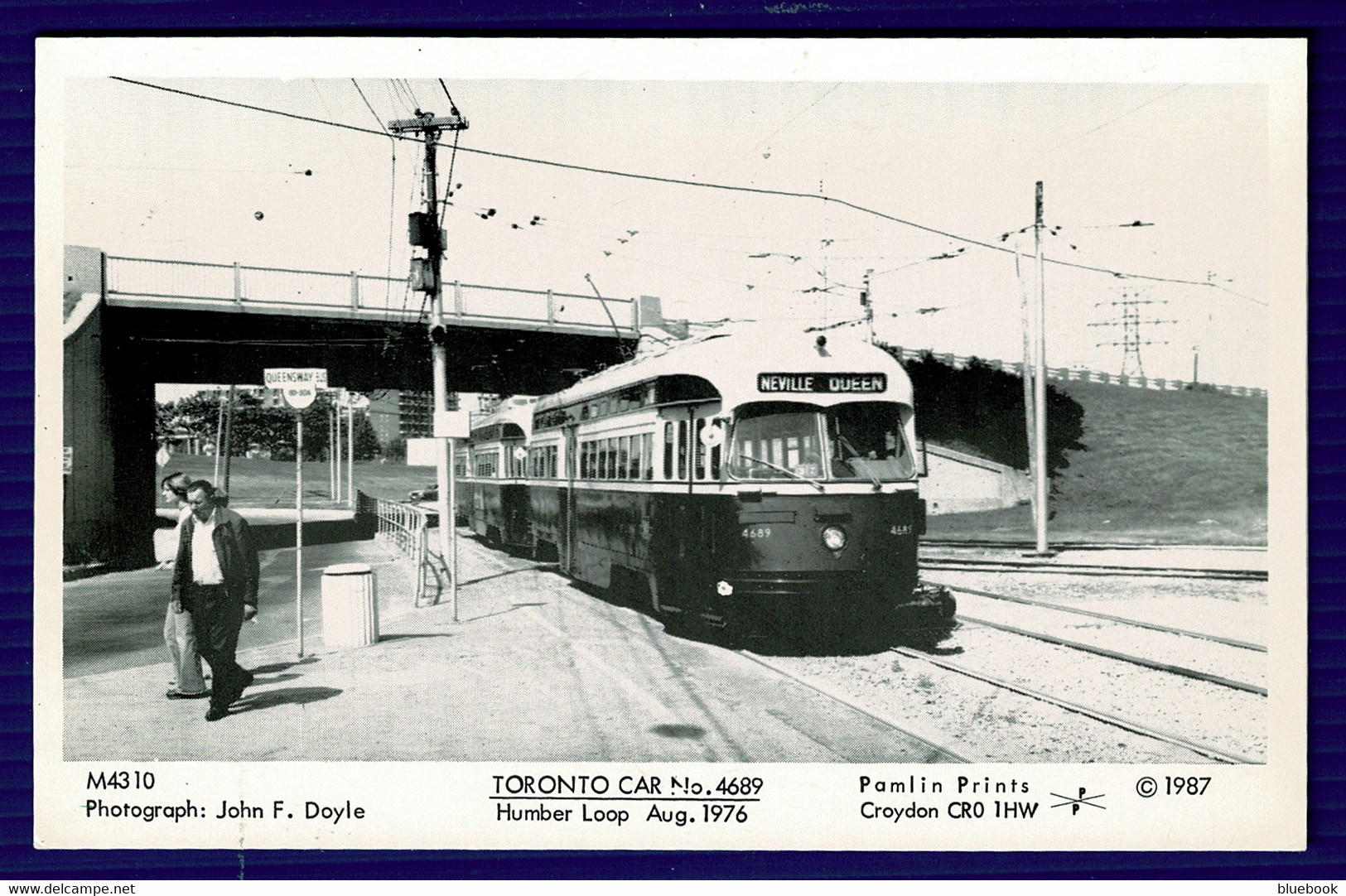 Ref 1551 -  Reproduction Postcard - Toronto Tram Car No 4689 (Humber Loop) - Canada - Toronto