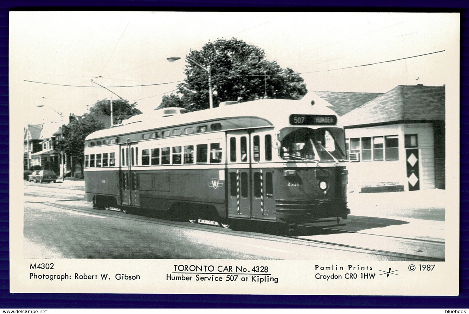 Ref 1551 -  Reproduction Postcard - Toronto Tram Car No 4328 (Humber Service) - Canada - Toronto