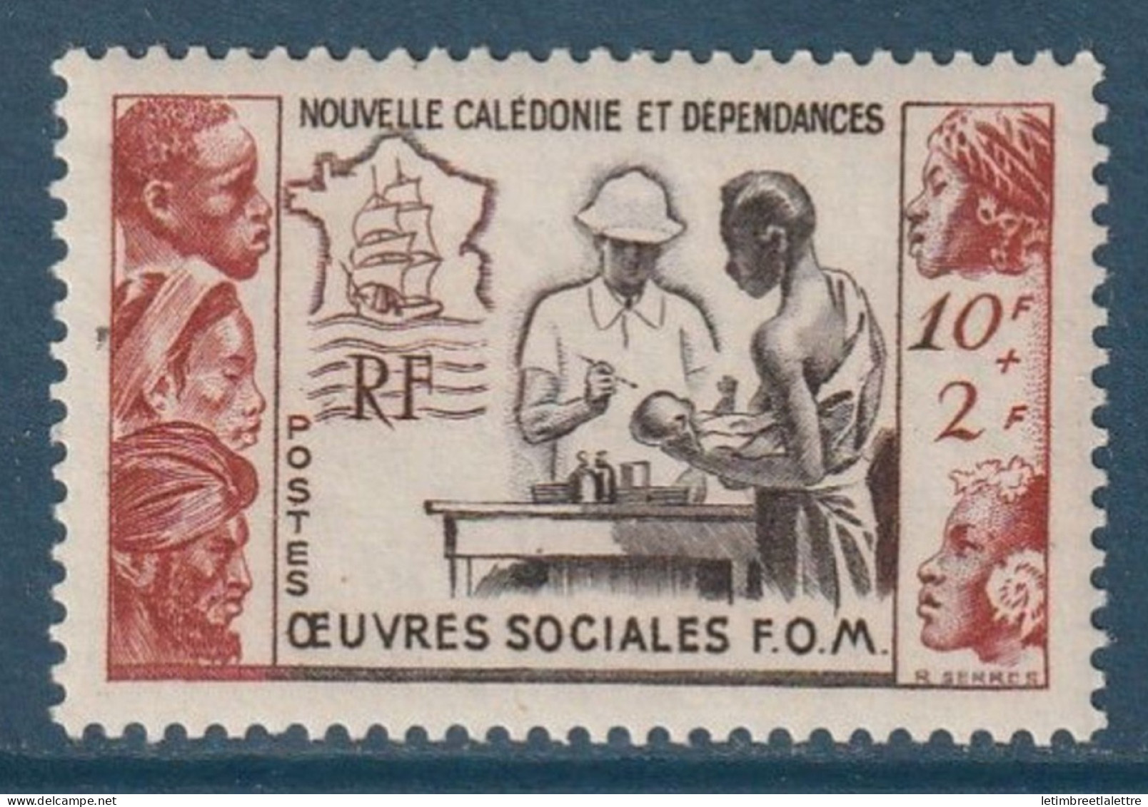 Nouvelle - Calédonie - YT N° 278 ** - Neuf Sans Charnière - 1950 - Nuevos