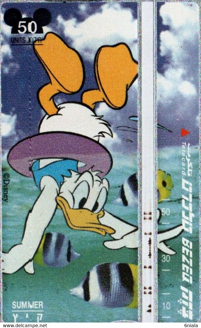 7570 Télécarte Collection  DONALD  Summer Poissons  ( Recto Verso)  ( BD Disney )  Carte Téléphonique - Disney