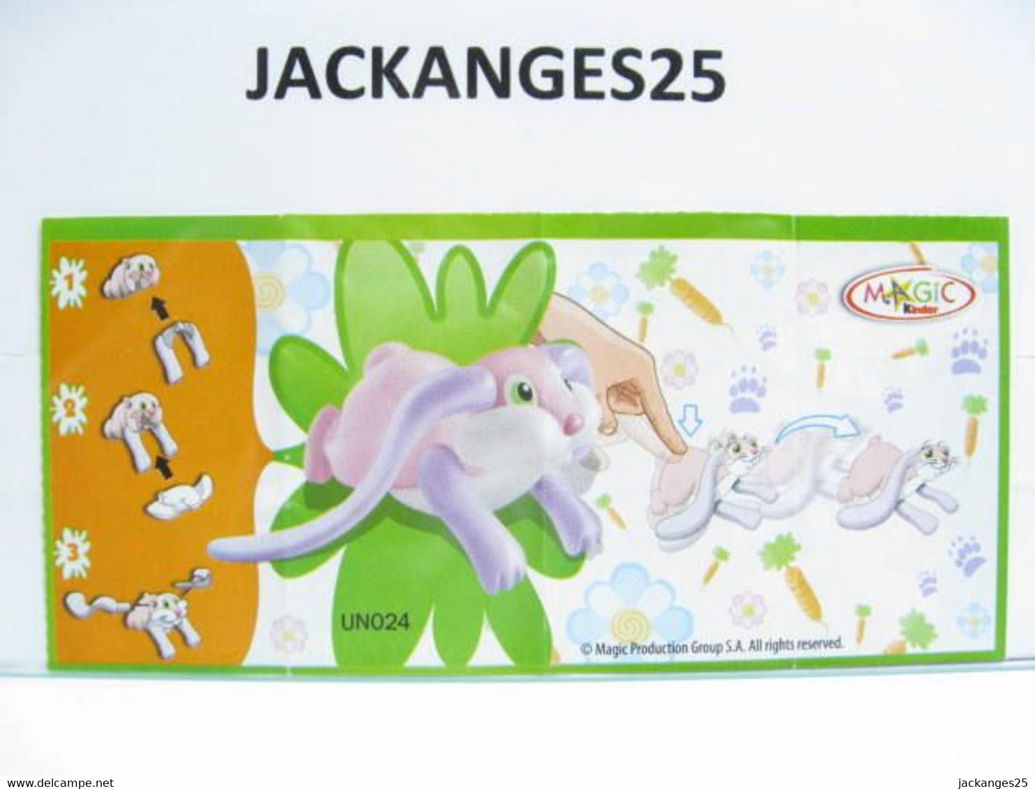 KINDER MPG UN 024 LAPIN  ANIMAUX NATURE NATOONS TIERE 2010 + BPZ - Familles