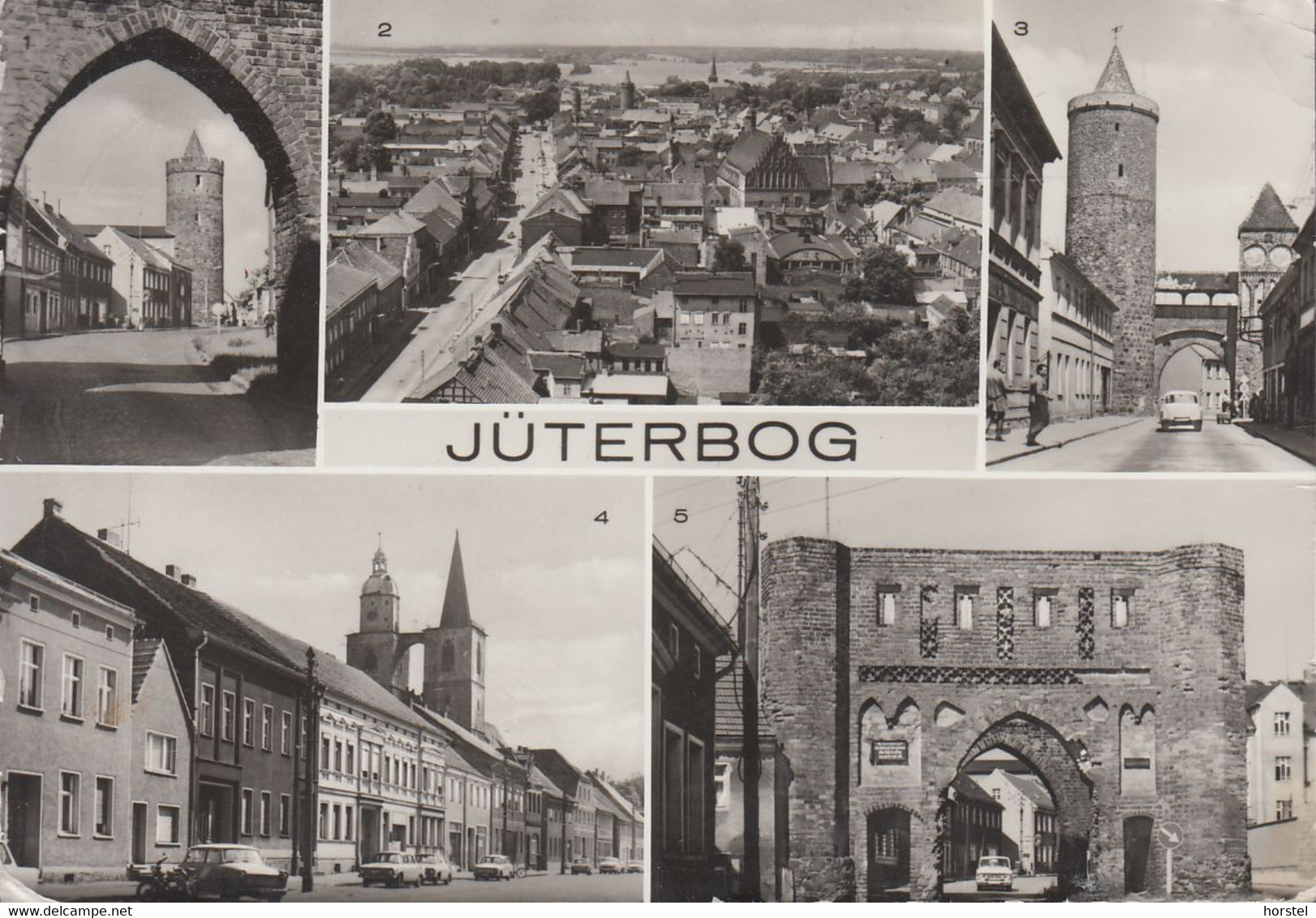 D-14913 Jüterbog - Alte Ansichten - Neumarkttor Und Eierturm - Leninstraße - Zinnaer Tor- Nice Stamp - Jueterbog