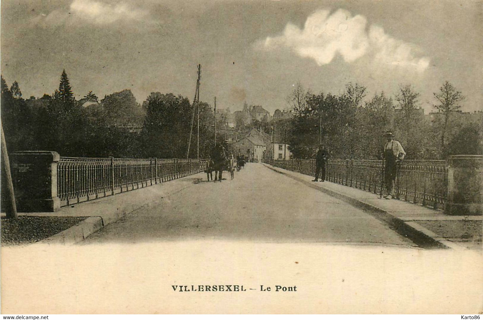 Villersexel * Route Et Vue Sur Le Pont - Villersexel