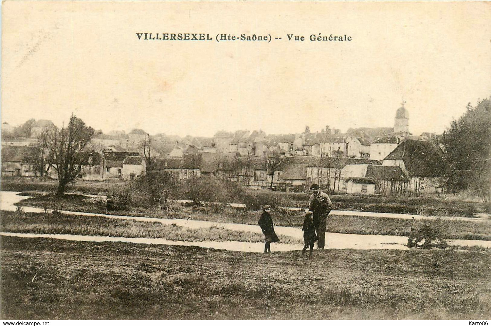 Villersexel * Vue Générale Du Village * Villageois - Villersexel