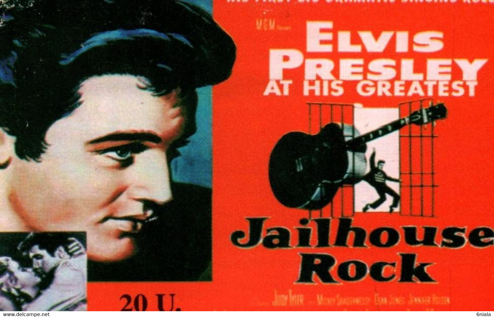 7582 Télécarte Collection ELVIS PRESLEY  At His Greatest Jail House Rock Chanteur ( Recto Verso)    Carte Téléphonique - Música