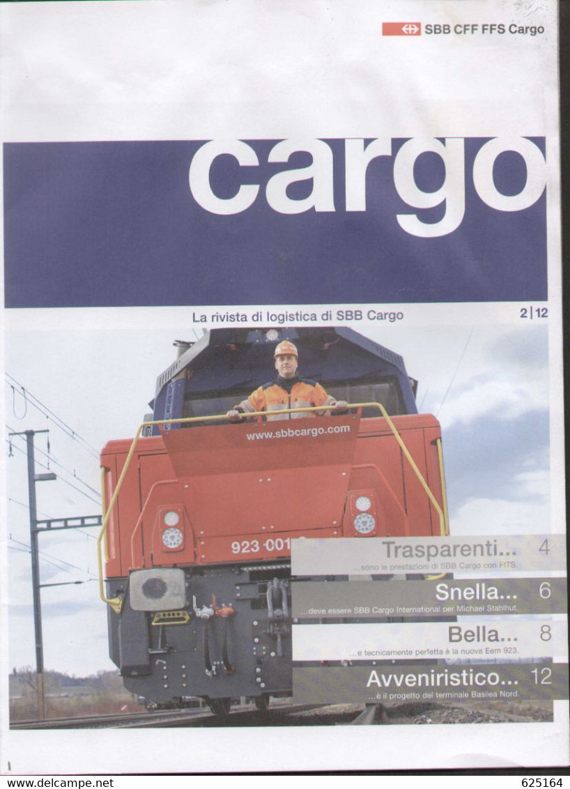 Catalogue SSB CARGO 2012 N.2 Rivista Di Logistica Di SSB CFF FFS Cargo  - En Italien - Non Classés