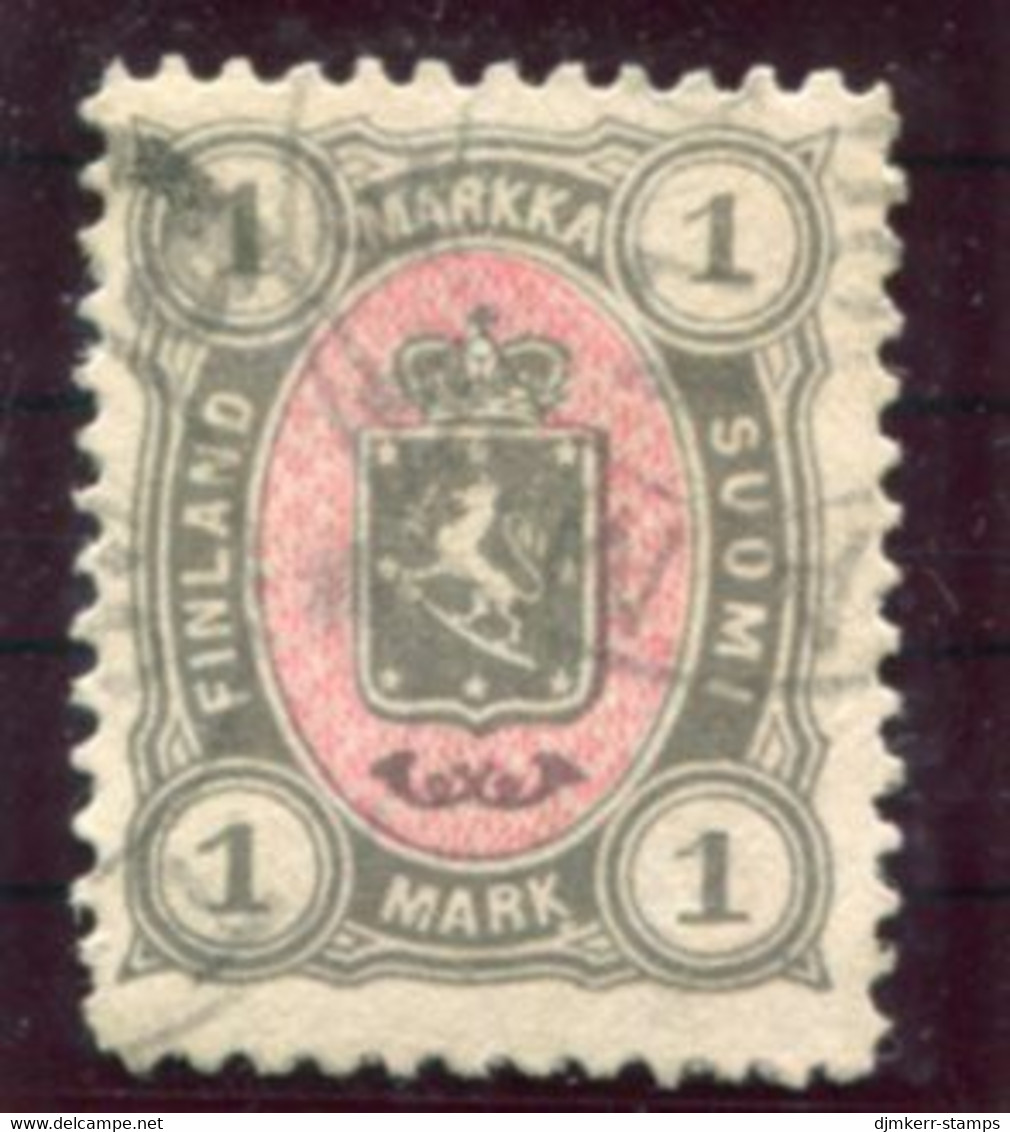 FINLAND 1885 7 Arms 1 M  Used.  Michel 24 - Used Stamps