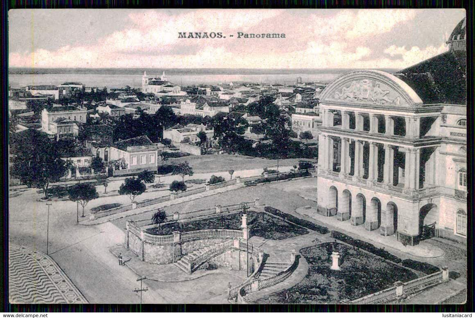 MANAUS - Panorama . ( Ed. Exclus. Da Livraria Internacional) Carte Postale - Manaus