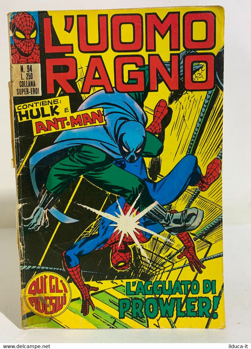 I106376 L'UOMO RAGNO N. 94 - L'agguato Di Prowler - Corno 1973 - Spider Man