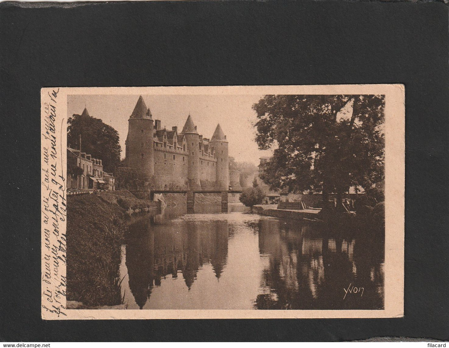 114428        Francia,    Josselin,  Facade  Occidentale  Du  Chateau,   NV(scritta) - Josselin