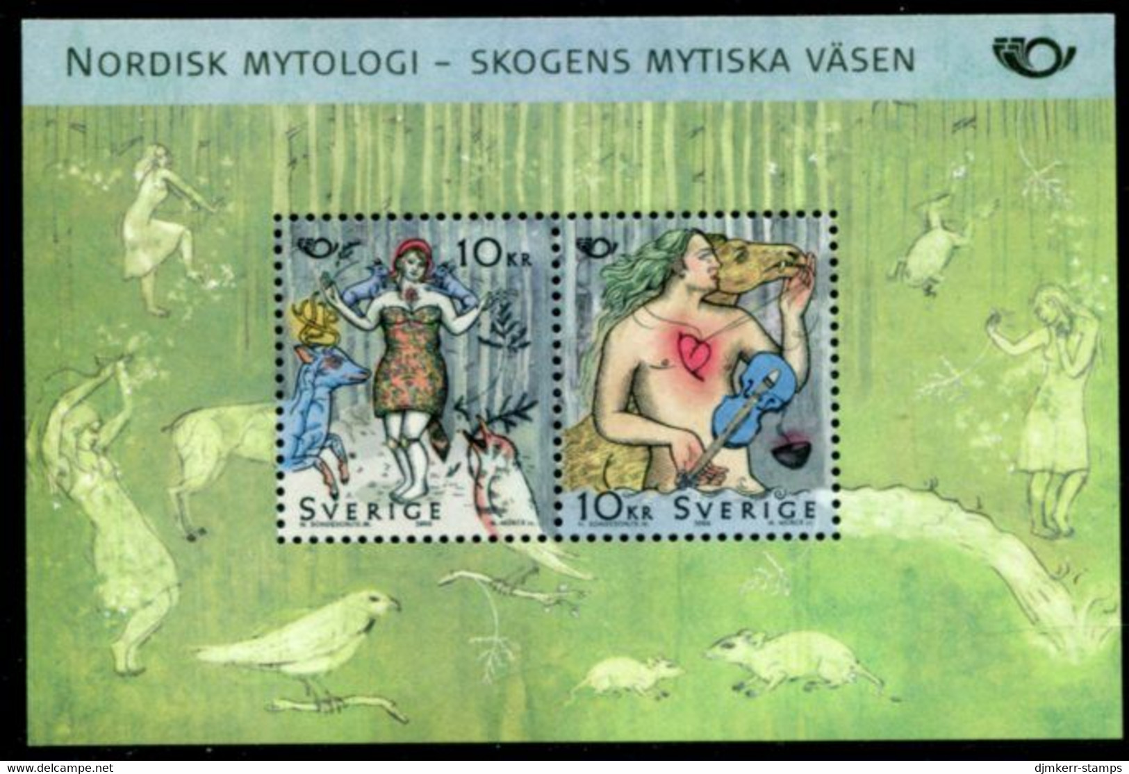 SWEDEN 2006 Nordic Mythology Block MNH / **...  Michel Block 21 - Nuovi