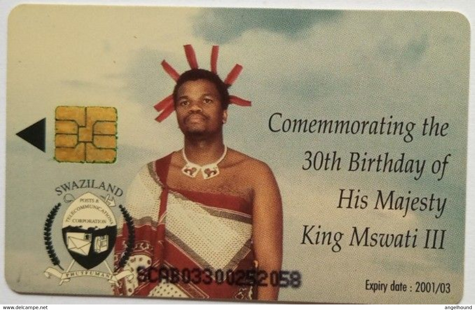 Swaziland E50 " Commemorating 30th Birthday Of H.M. King Mswati III" - Swasiland
