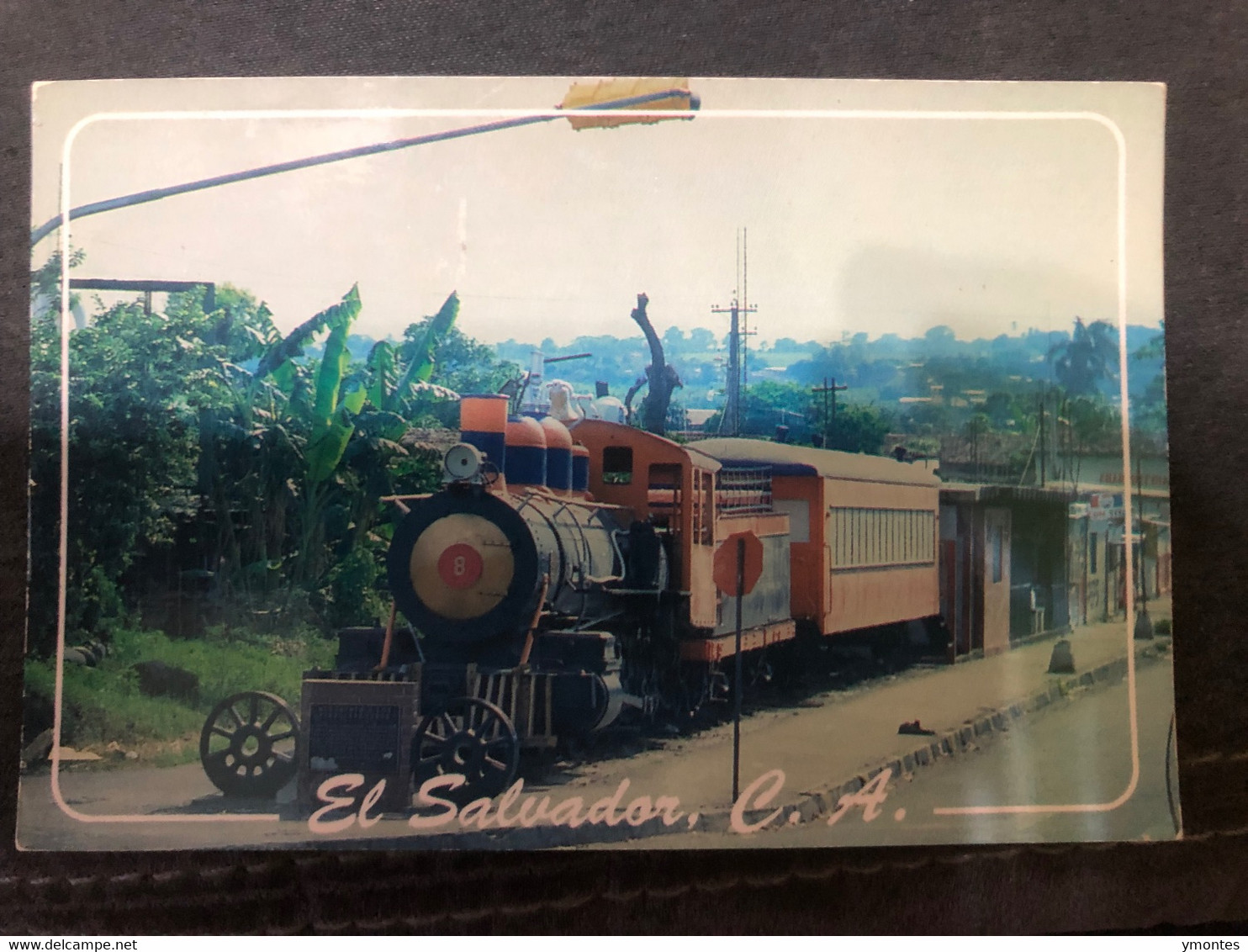 Postcard Train Monument In Sonsonate 2012 - El Salvador