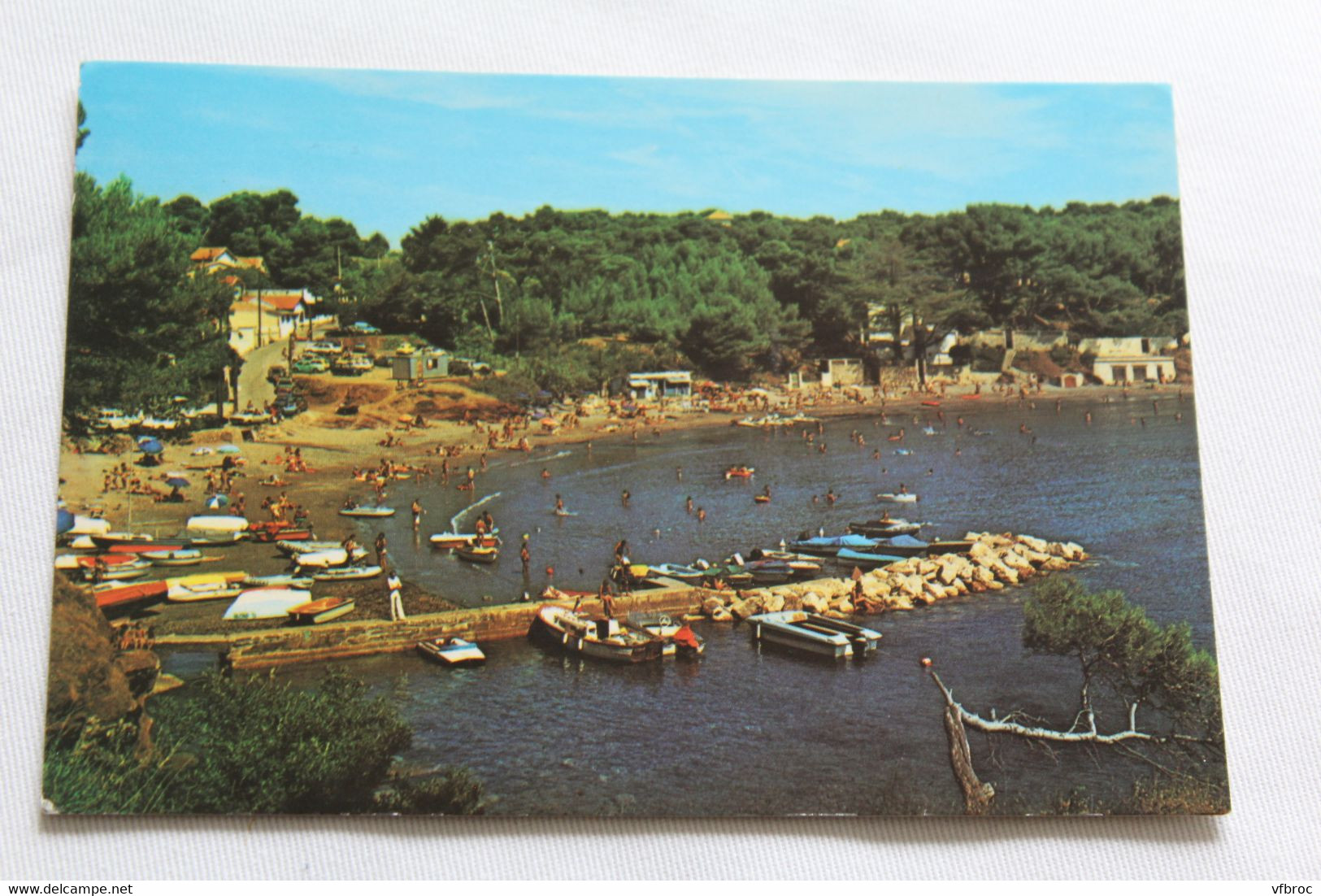 I650, Cpm 1982, La Seyne, La Plage De Fabregas, Var 83 - La Seyne-sur-Mer