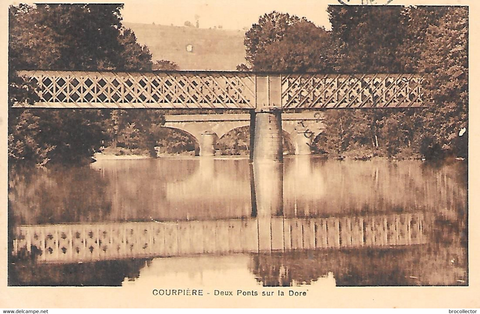 COURPIERE ( 63 ) - Deux Ponts Sur La Dore - Courpiere