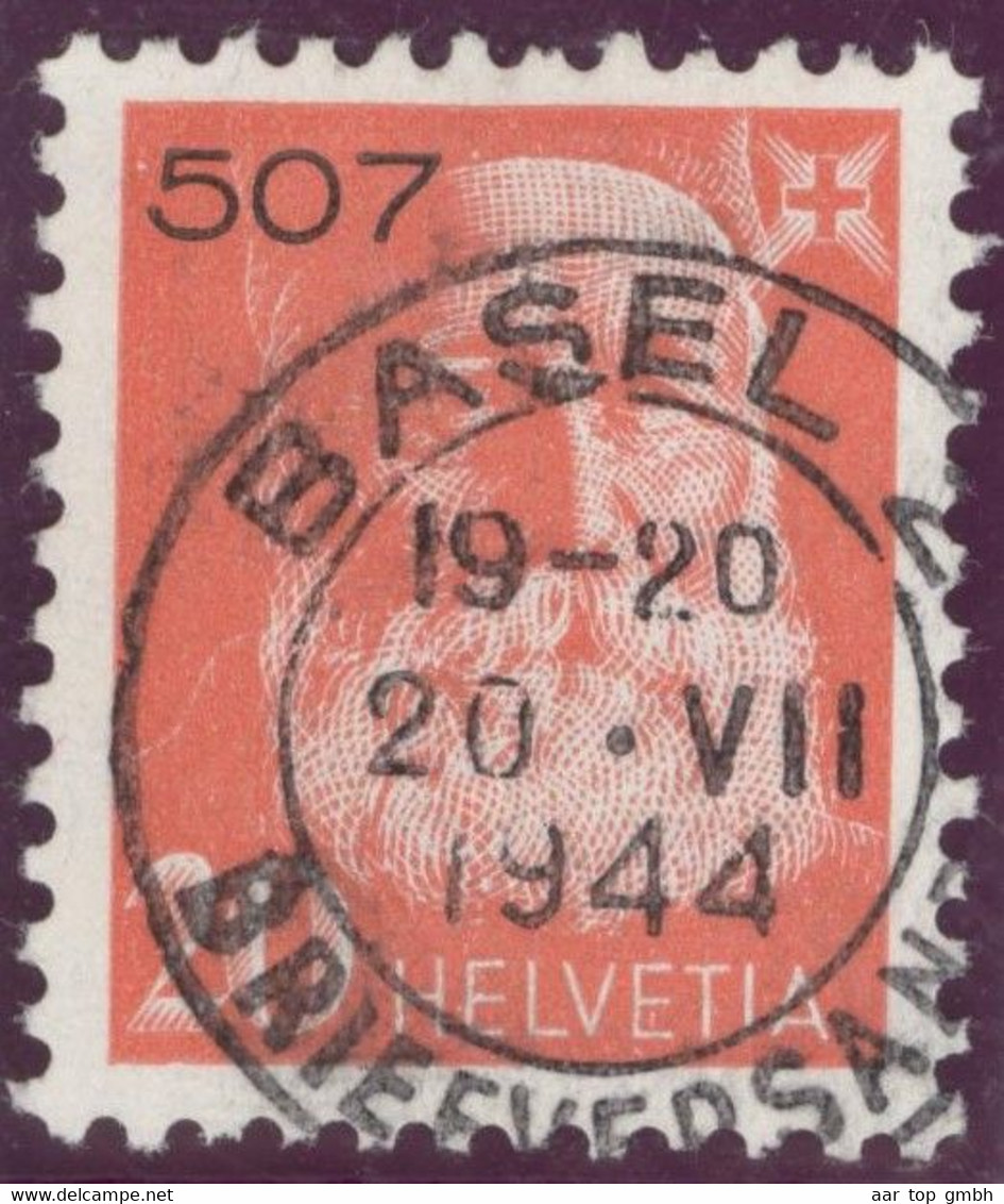 Schweiz Portofreiheit Zu#16Ay Glattes Kreidepapier Gestempelt 20 Rp. Gr#507 Frauenspital Basel 1944-07-20 ~1200Stk. - Portofreiheit