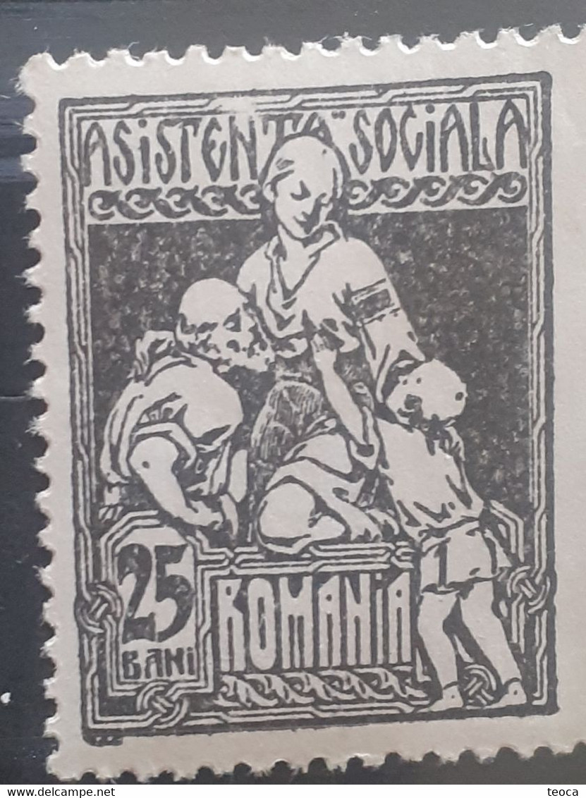 Errors Romania 1921, Social Assistance Printed With Multiple Errors,. 3 Stamps UNUSED - Varietà & Curiosità