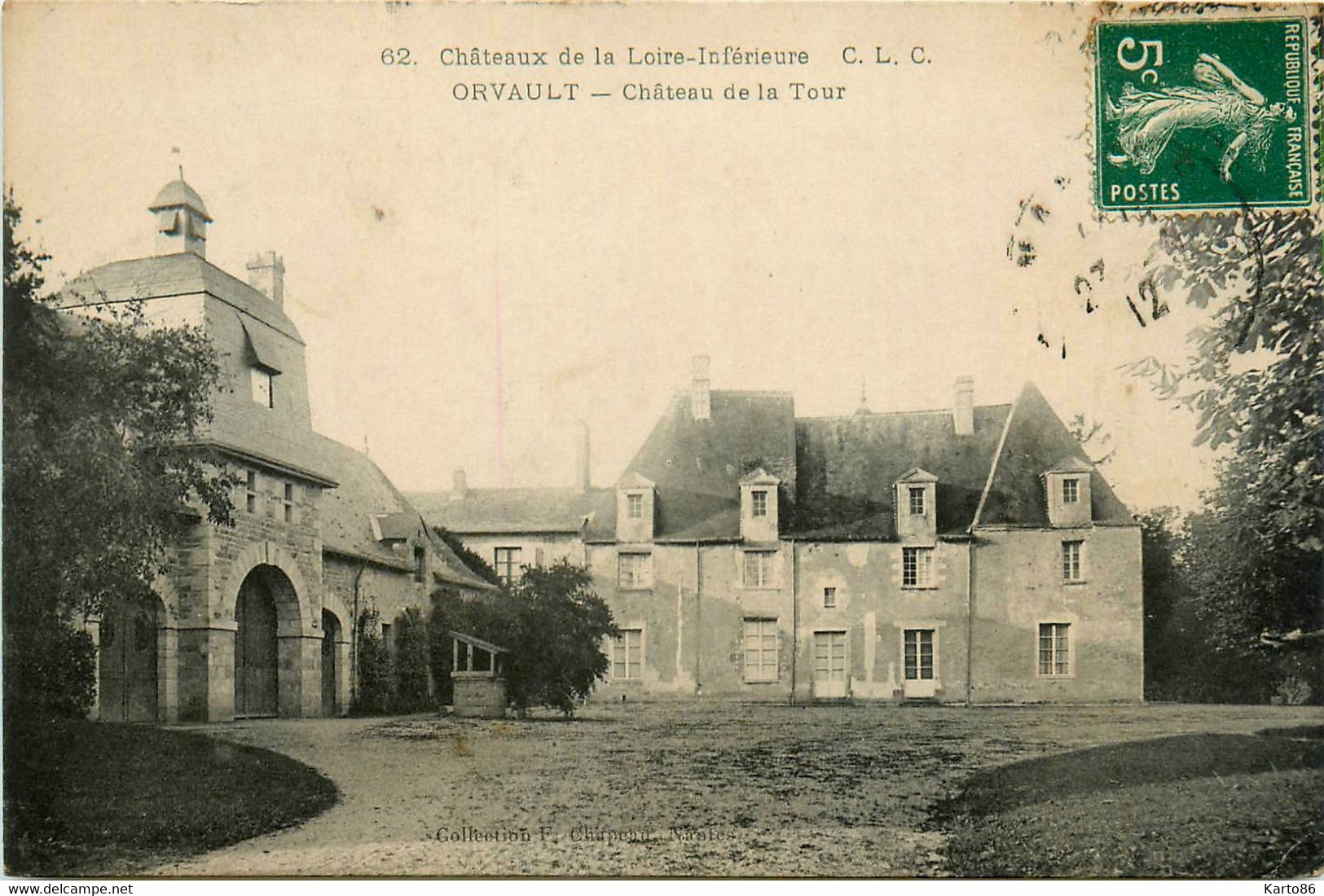 Orvault * Le Château De La Tour * Châteaux De La Loire Inférieure N°62 - Orvault