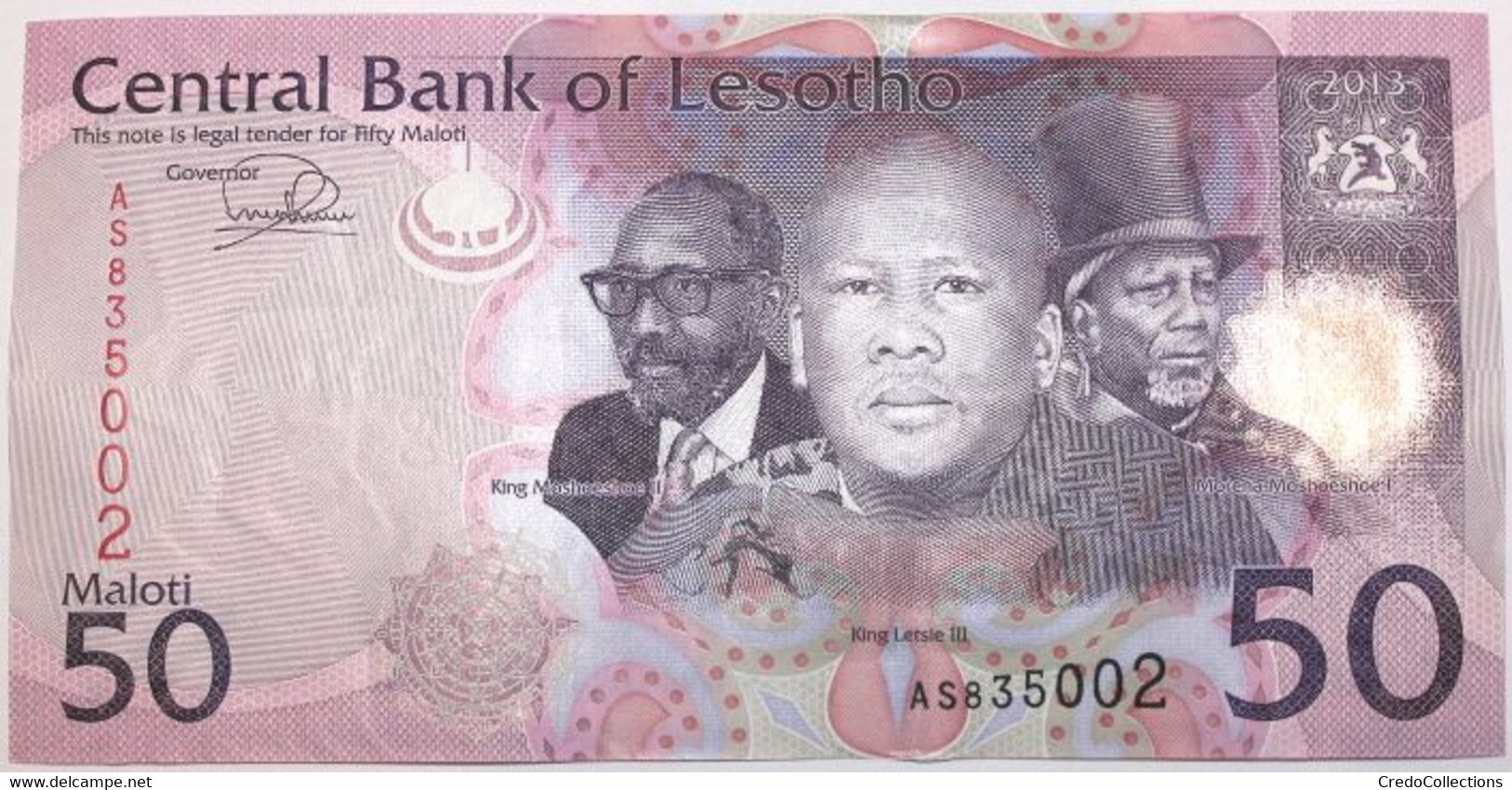 Lesotho - 50 Maloti - 2013 - PICK 23b - NEUF - Lesotho