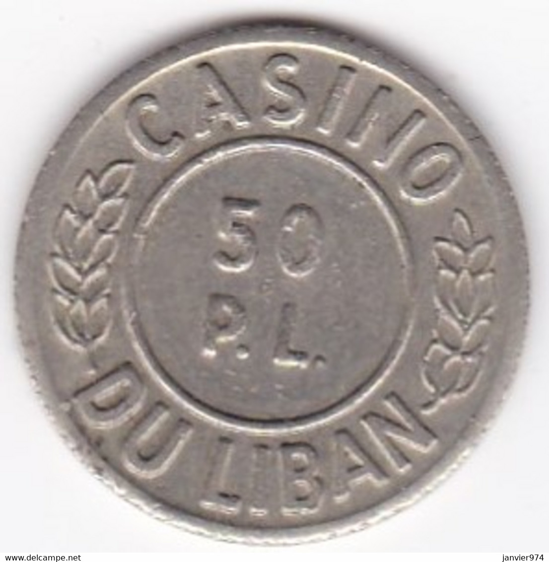 Liban, Casino Du Liban, 50 Piastres Libanaises, S.d. (c.1970) - Lebanon