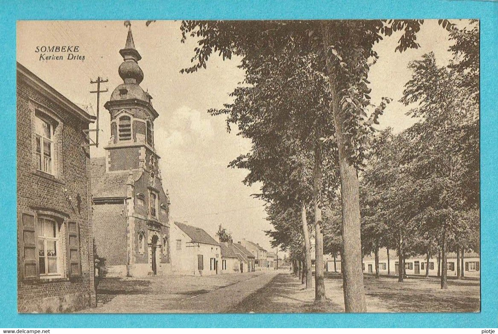 * Sombeke - Waasmunster (Oost Vlaanderen) * (Uitg Foubert) Kerken Dries, église, Church, Kirche, Rare, Old, CPA - Waasmunster