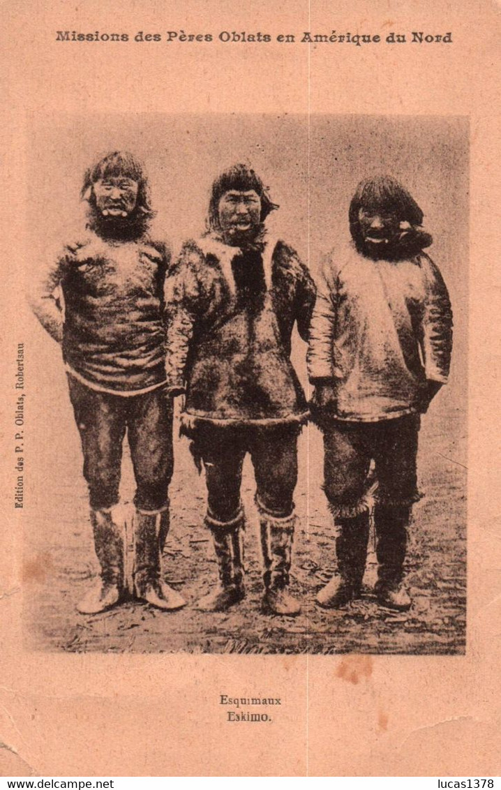 AMERIQUE DU NORD / MISSION DES PERES OBLATS / ESKIMO / ESQUIMAUX - Autres & Non Classés