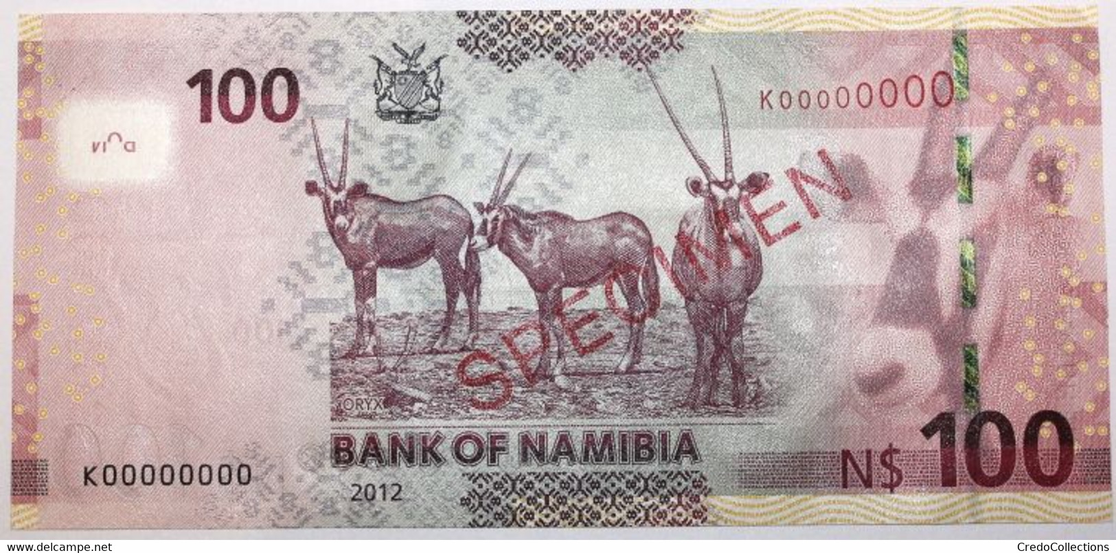 Namibie - 100 Dollars - 2012 - PICK 14as - NEUF - Namibia