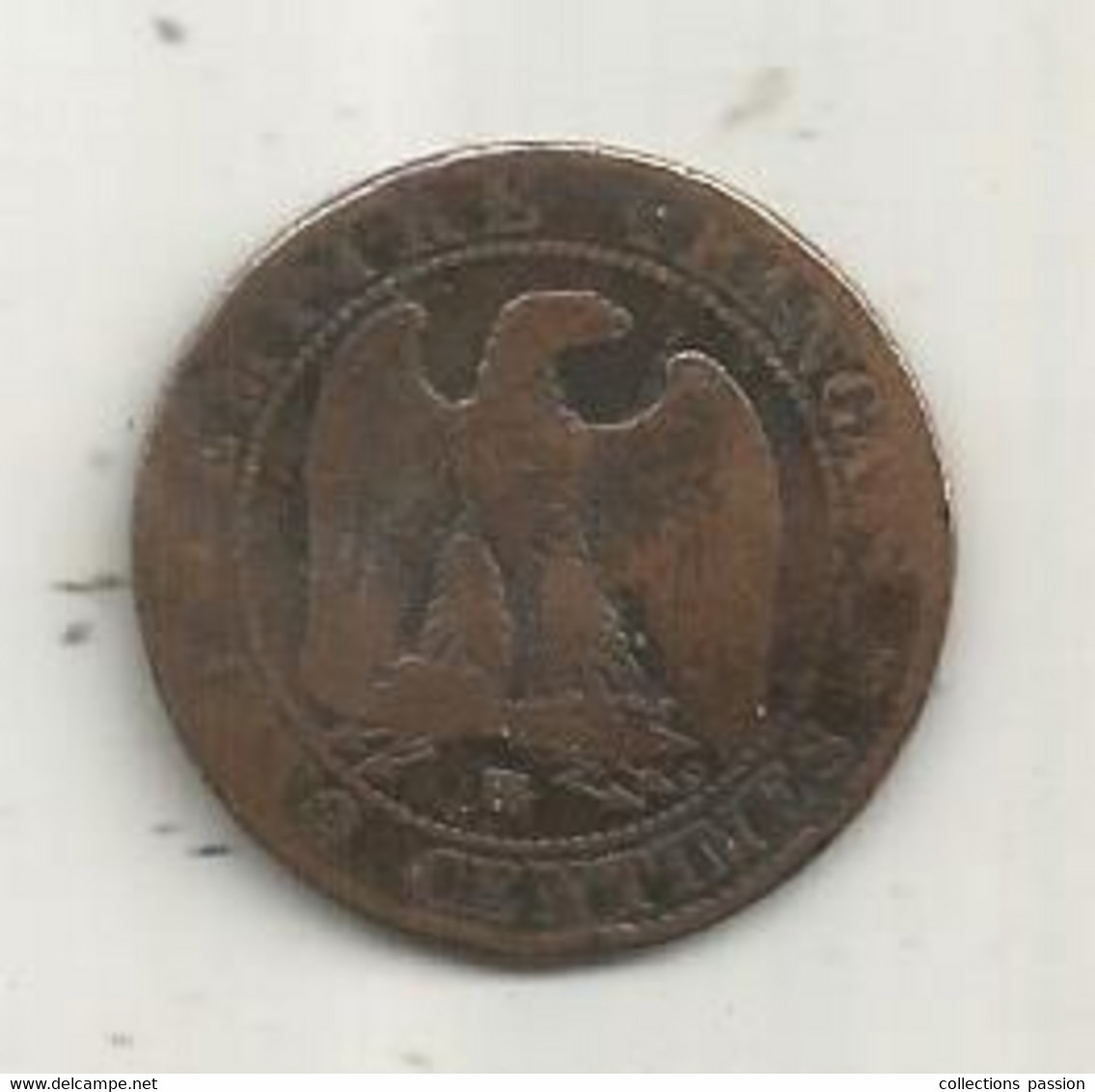 JC, MONNAIE, France, 5 Centimes, 1861 BB, 2 Scans - Sonstige & Ohne Zuordnung