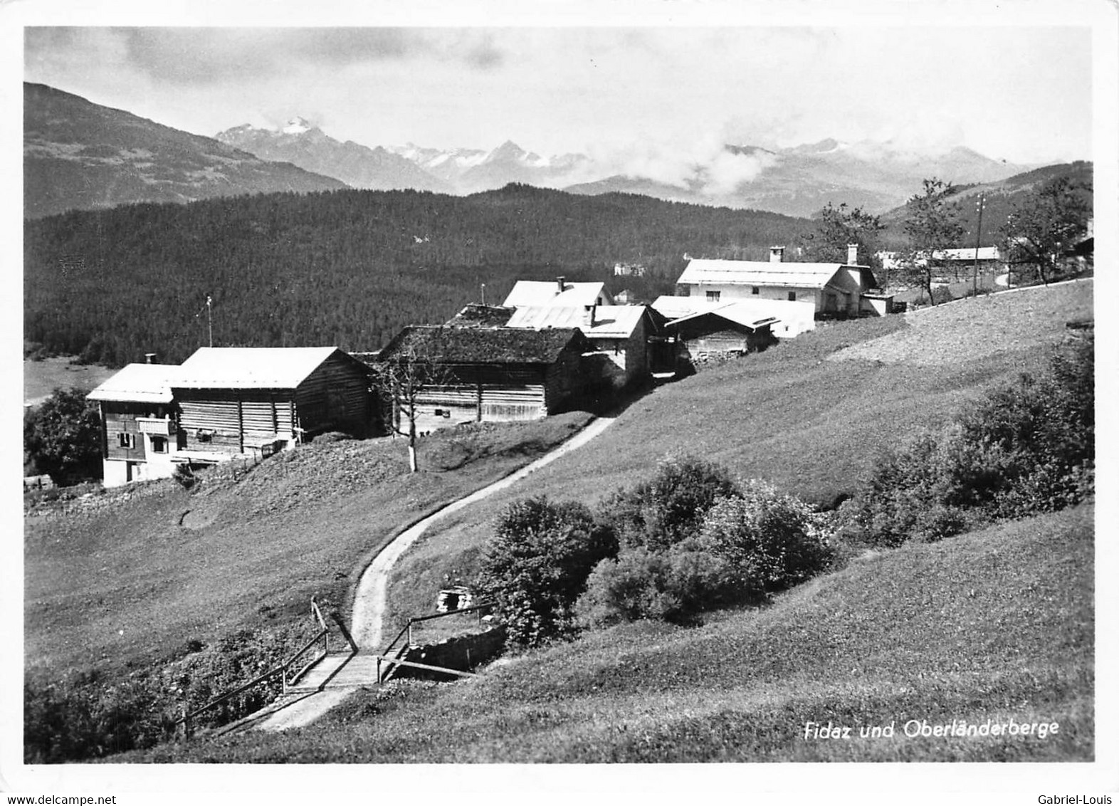 Flims Fidaz Und Oberländerberge (10 X 15 Cm) - Flims