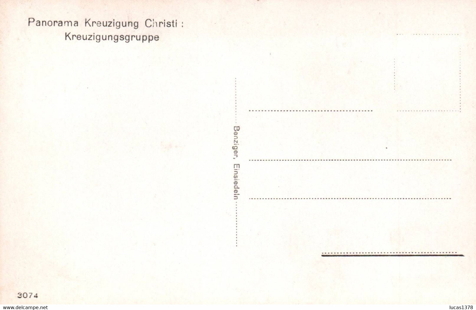 2 CARTES / PANORAMA KREUZIGUNG CHRISTI - Lugares Santos