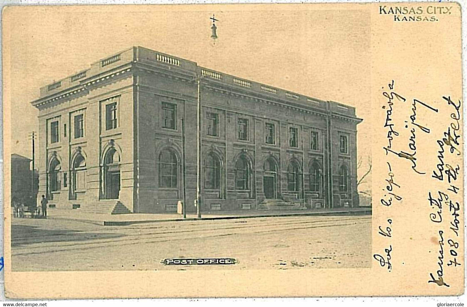 25311 - USA -VINTAGE POSTCARD:  KANSAS CITY - POST OFFICE 1905 - Kansas City – Kansas