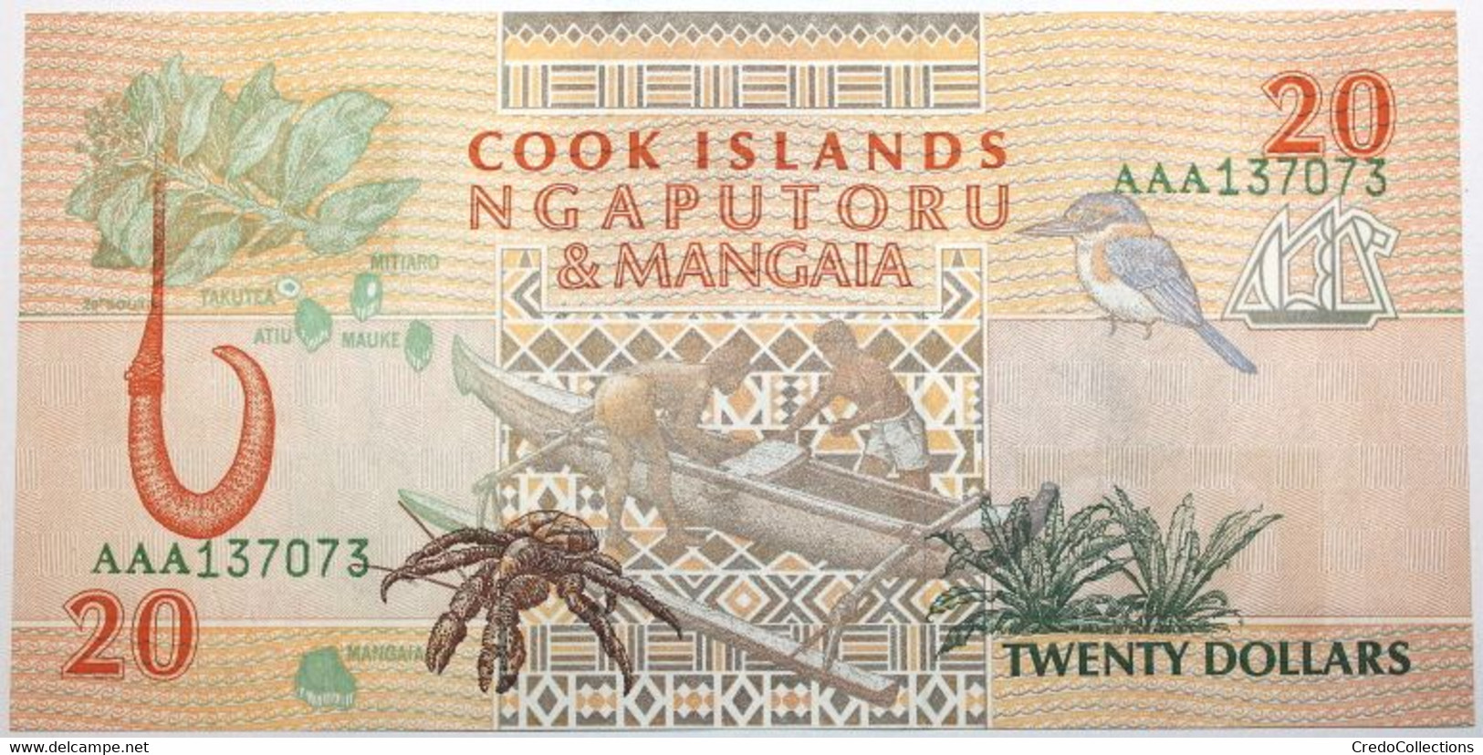 Cook - 20 Dollars - 1992 - PICK 9a - NEUF - Cook Islands