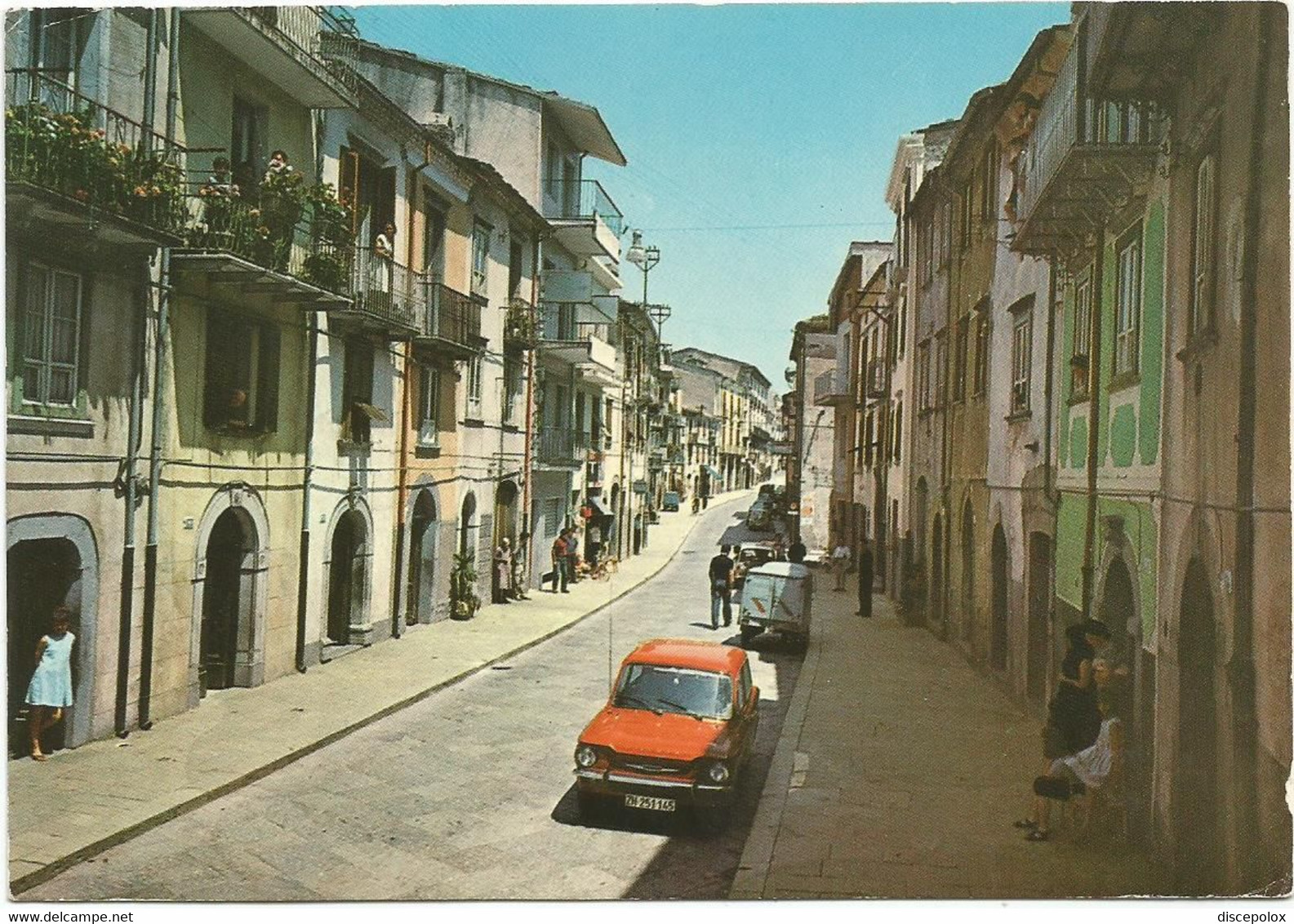 NU 128 Agnone (Isernia) - Corso Vittorio Emanuele - Auto Cars Voitures / Viaggiata 1969 - Otros & Sin Clasificación