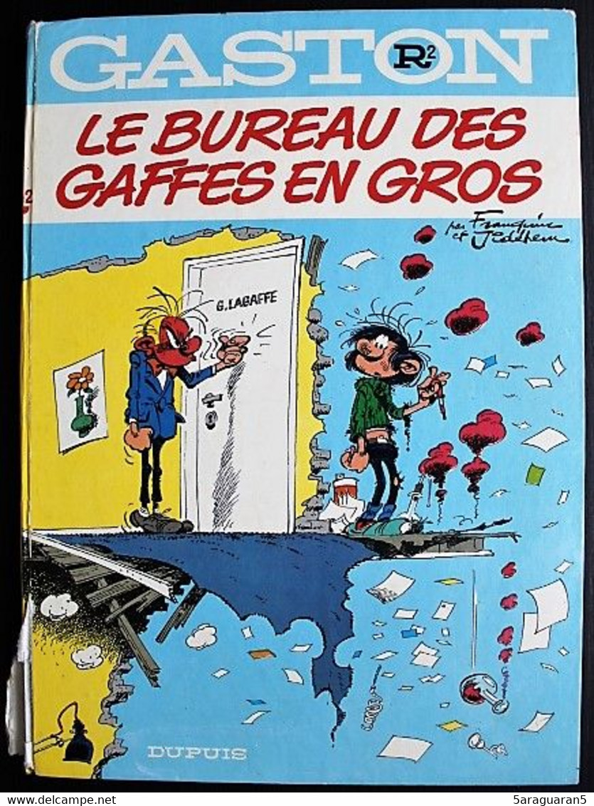 BD - Gaston - R2 - Le Bureau Des Gaffes En Gros - EO 1972 - Gaston