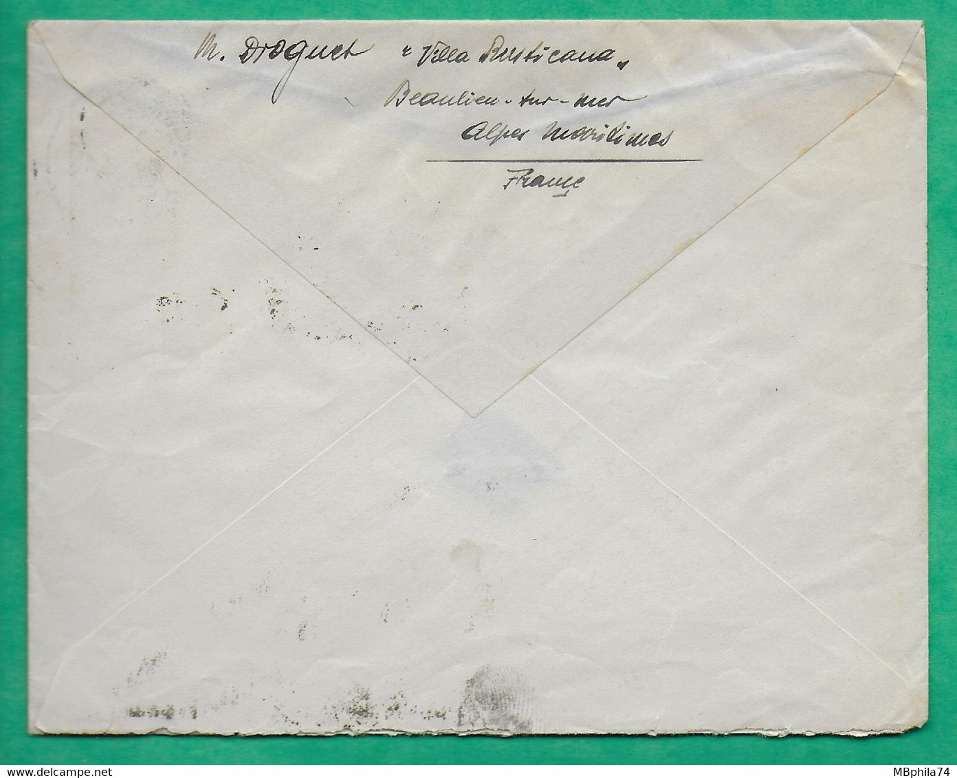 YT N°122 X2 + 150 + 157 X3 BEL AFFRANCHISSEMENT PRINCIPAUTE MONACO MONTE CARLO POUR GENEVE SUISSE 1938 LETTRE COVER - Lettres & Documents