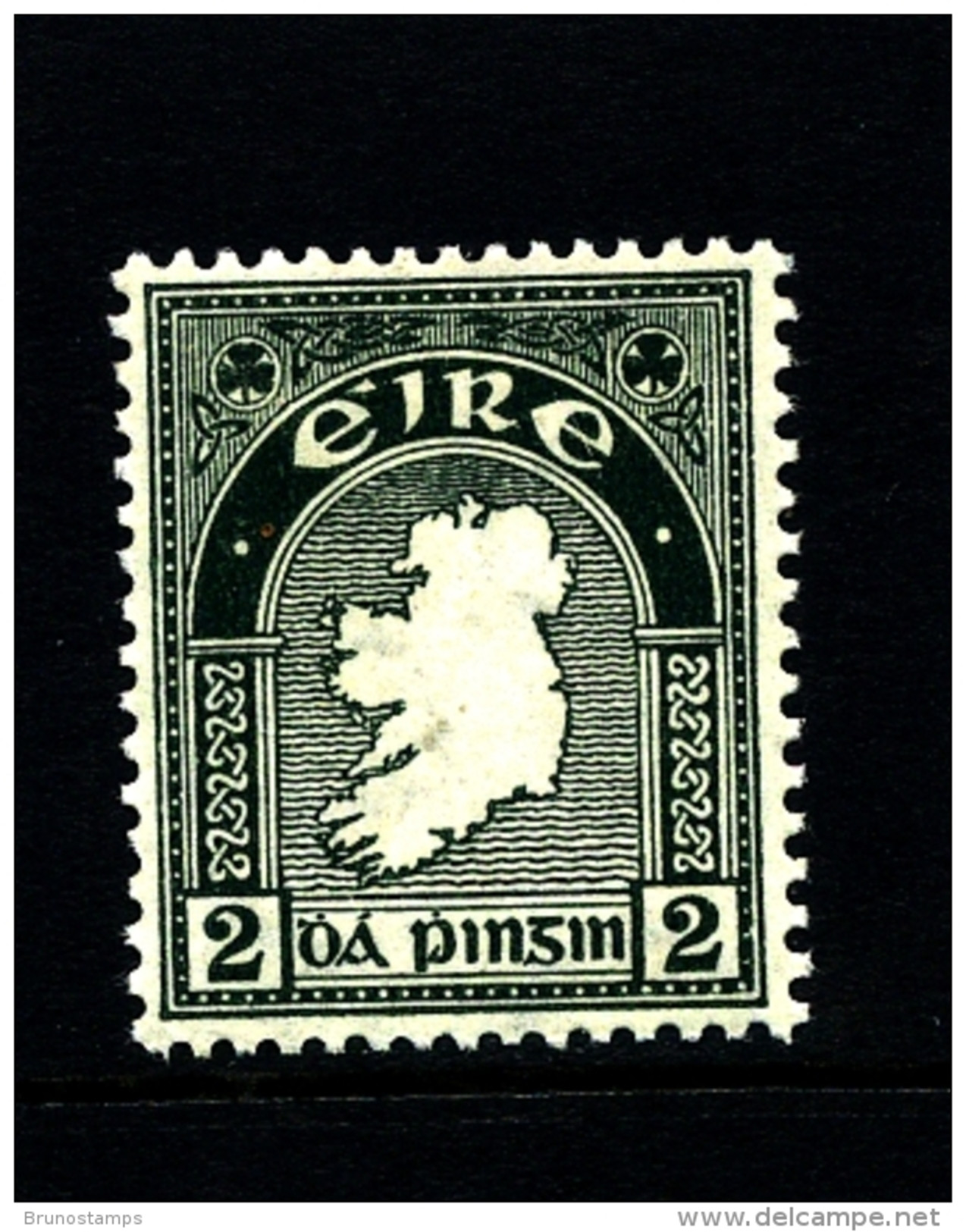 IRELAND/EIRE - 1923  2d.  MAP  SE WMK  MINT  SG 74 - Nuovi