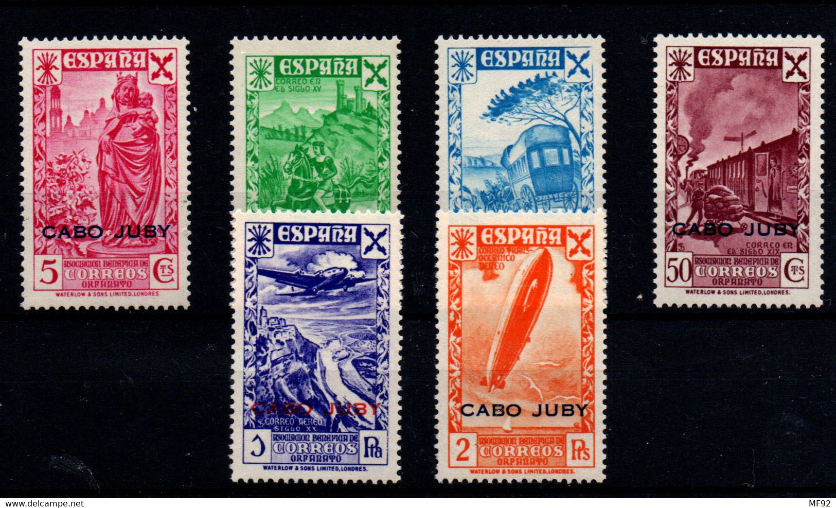 Cabo Juby (Beneficencia) Nº 12/17. Año 1943 - Cabo Juby