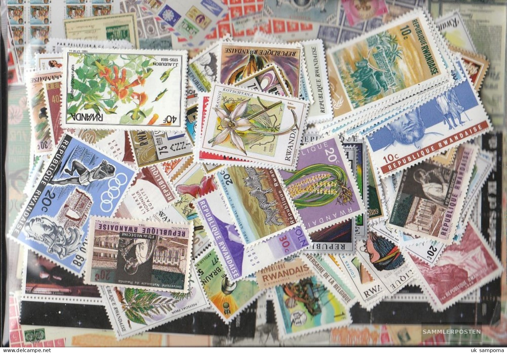 Rwanda 200 Various Stamps - Collezioni