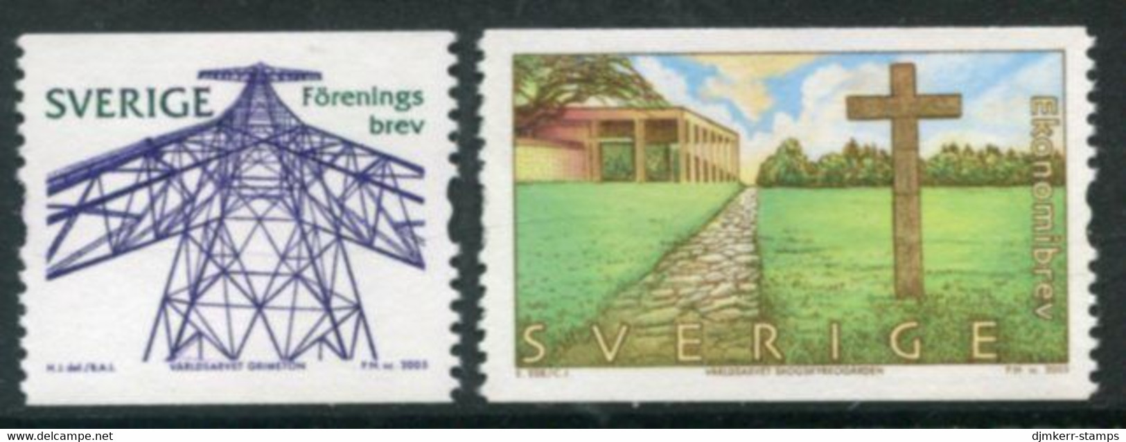 SWEDEN 2005 World Heritage Sites MNH / **...  Michel 2491-92 - Nuevos