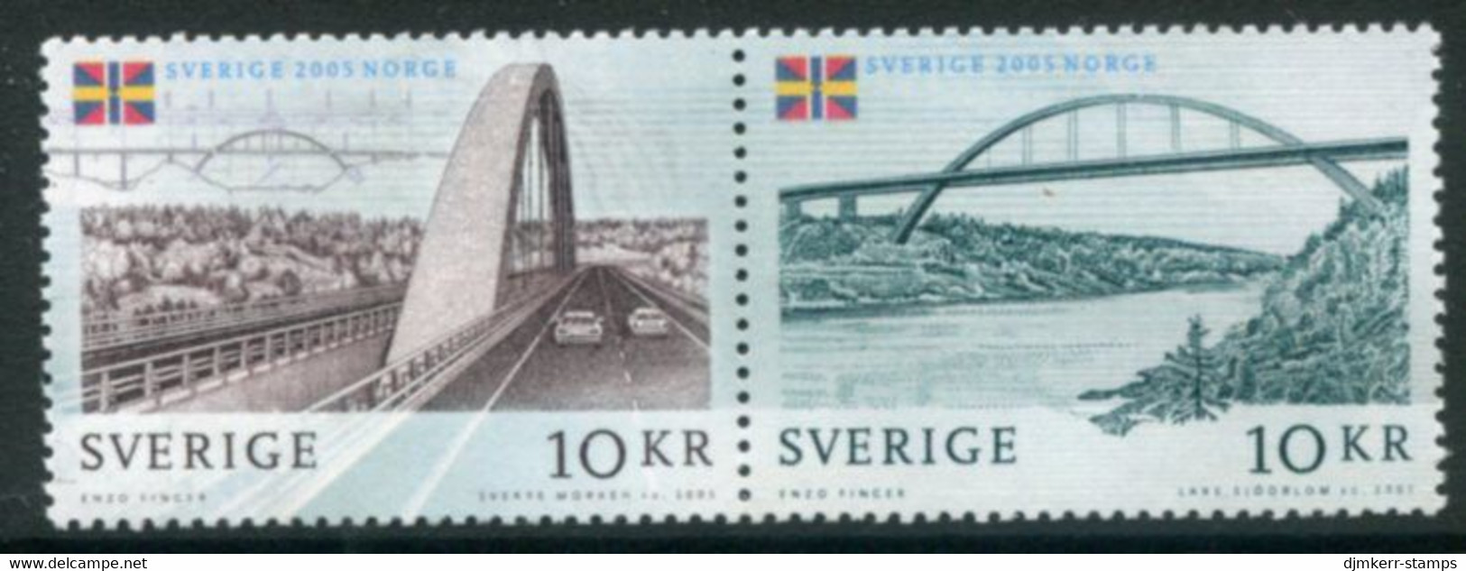 SWEDEN 2005 Dissolution Of Union With Norway Singles Ex Block MNH / **...  Michel 2483-84 - Ungebraucht