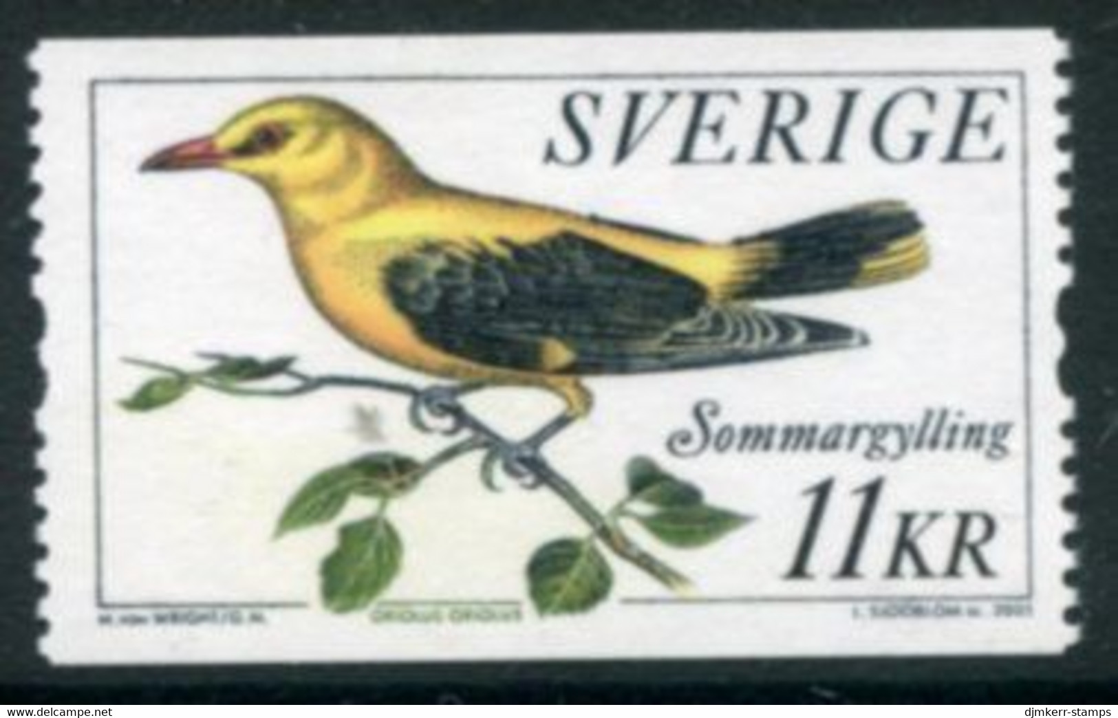 SWEDEN 2005 Bird: Golden Oriole MNH / **...  Michel 2468 - Nuevos